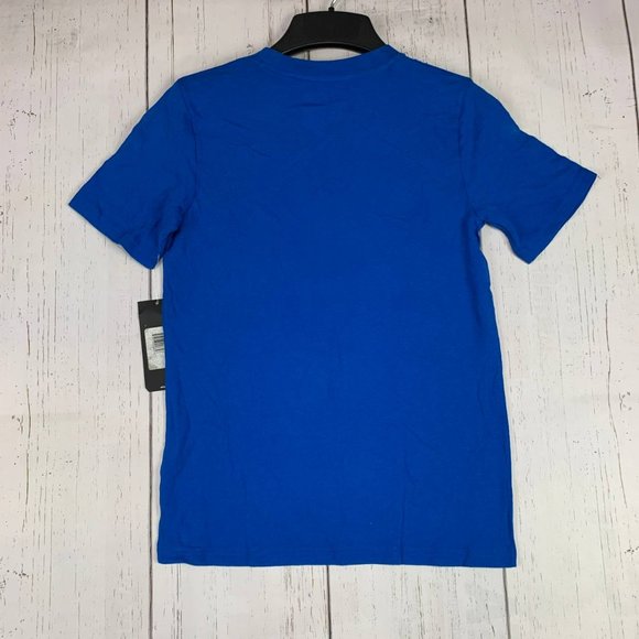Adidas‎ Football Medium Casual T-Shirt Blue New Youth - Picture 6 of 6